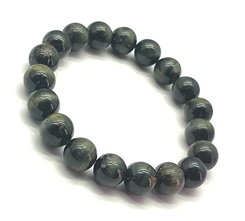 Bracelet en oeil de tigre noir LKBEADS de 8mm, cadeau idéal pour homme et femme