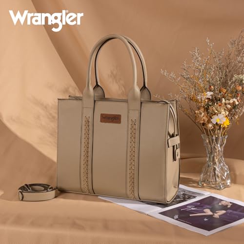 Image of Montana West x Wrangler Tote Bags Purses for Women Work Top-Handle Handbags with Strap