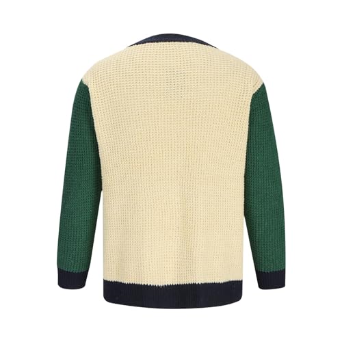 Cardigan Sweaters for Men Lightweight Zip Up Sweater Stand Collar Cardigan Big and Tall Cable Knit Sweater4