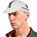 Hysenm Tour De France Polyester Breathable Sweat Absorbent Cycling Sports Sun Hat Helmet Liner Champion Cap, champion red