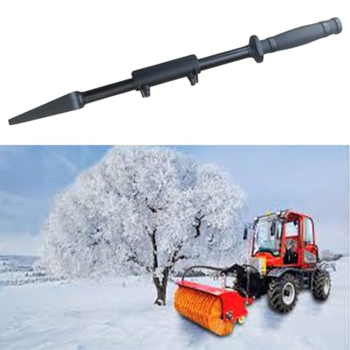 URPIZY - URPIZY Bailitong Outil de déneigement Accessoire pour Fraise à Neige Pelle en Métal avec Clip d'installation pour Pièces de Rechange OEM Bailitong 1 Pièce Noir