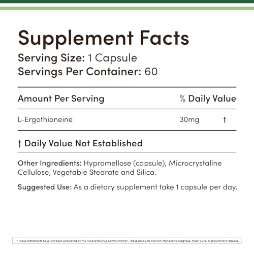 Double Wood Supplements L-Ergothioneine