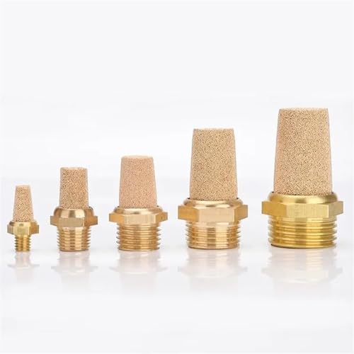 Silenciadores neumáticos Short-03 de latón con conector reductor 5