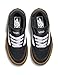 Vans Brooklyn LS Shoe | Kids' Low-Top Sneakers for Boys & Girls, Casual Fashion Footwear, Canvas Black/Gum, 4.5