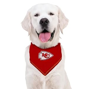 Pets First NFL Kansas City Chiefs TIE Bandana, Small/Medium. Dog Bandana Scarf Bib for Pet Cat Dog. The Ultimate Game-Day, Party Bandana (KCC-3550-S-M) Pets First NFL Kansas City Chiefs TIE Bandana SmallMedium Dog Bandana Scarf Bib for Pet Cat Dog The Ultimate Game Day Party Bandana KCC 3550 S M
