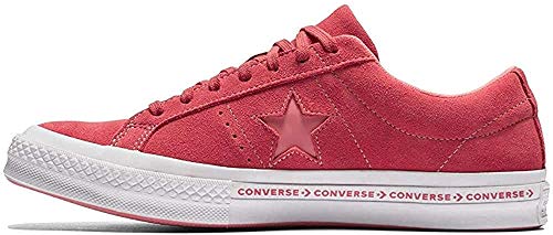 Converse Chuck Taylor All Star Canvas Low Top Sneaker, Pink ,8.5 US Men/10.5 US Women