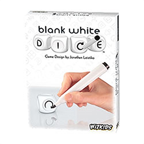 Dados en blanco WizKids para crear juegos de mesa personalizados de 2 jugadores