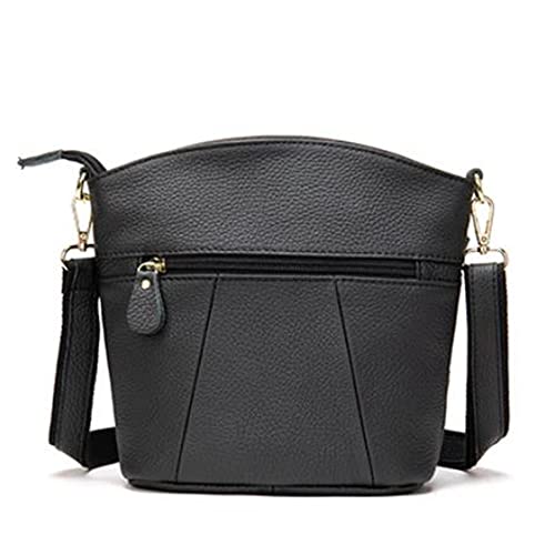 Eysee Shoulder Bags, Women Pouch, Cowhide Leather Cossbody Bags Multicolor, Black3