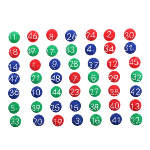 Corhad Bunte Bingo Kugeln 1-49