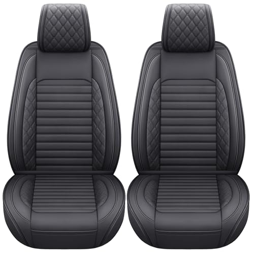Image of Aierxuan Front Jeep Wrangler JK JL Seat Covers 2 /4 Door, Black