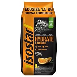 Isostar Hydrate & Perform, 1.5 kg de Bebida Electr...: HIDRATACIÓN ÓPTIMA PARA EL RENDIMIENTO: Bebida isotónica especialmente formulada para mantener el equilibrio hídrico y energético durante entrenamientos o competiciones intensas. Ideal para deportes de resistencia o sesiones prolongadas. APORTE RÁPID...