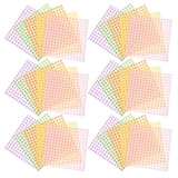 Kichvoe Papel para Hornear Resistente Grasa 100 Hojas de Papel Encerado de Colores para Repostería Envoltorio para Pasteles Bandejas y Sándwiches y Multiusos para Cocina y Barbacoa