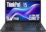 Lenovo ThinkPad E15 Gen1 Portátil de 15,6' FHD (1920 x 1080), Quad Core i7-10510U, 16 GB DDR4 RAM, 512 GB SSD, Type-C,...