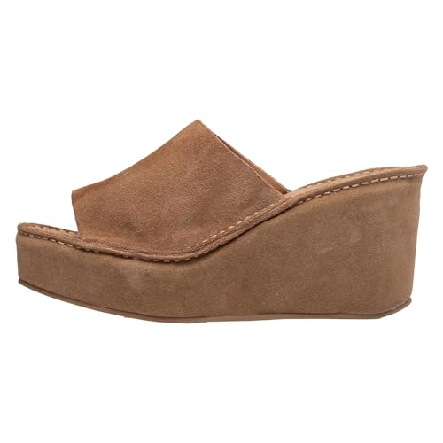Antelope Women's Wesley Suede Wedge Sandals2
