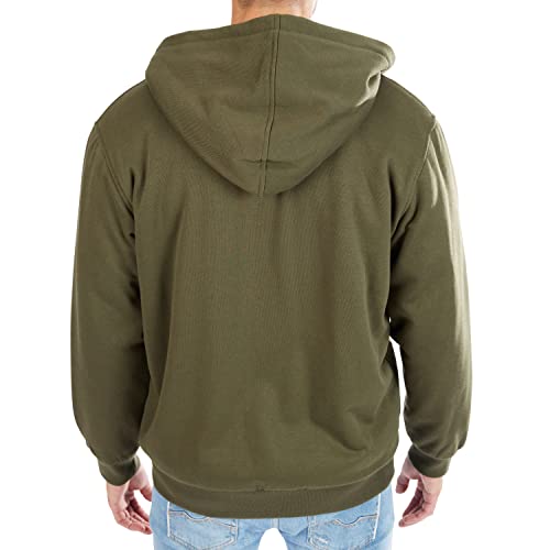 Image of Smith's Workwear Men's Big Men's Sherpa-lined Fleece Jacket