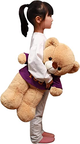 Image of AVSHUB Cute Teddy Bear Stuffed Animals Plush Toy Plushies Gifts for Boy or Girlfriend, Valentine's Day Gifts, Birthday Gift (2 Feet) (Brown)
