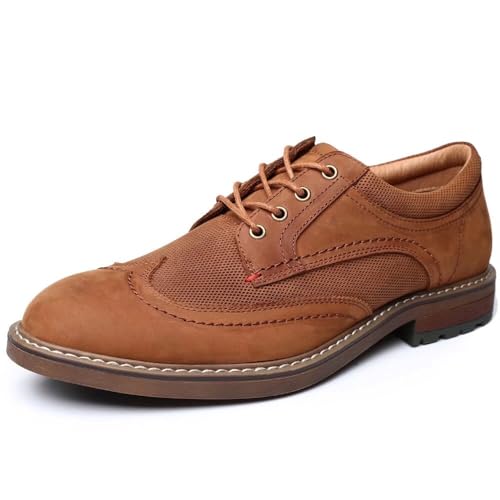 Image of Arkbird Mens Dress Shoes, Lace Up Leather Oxford