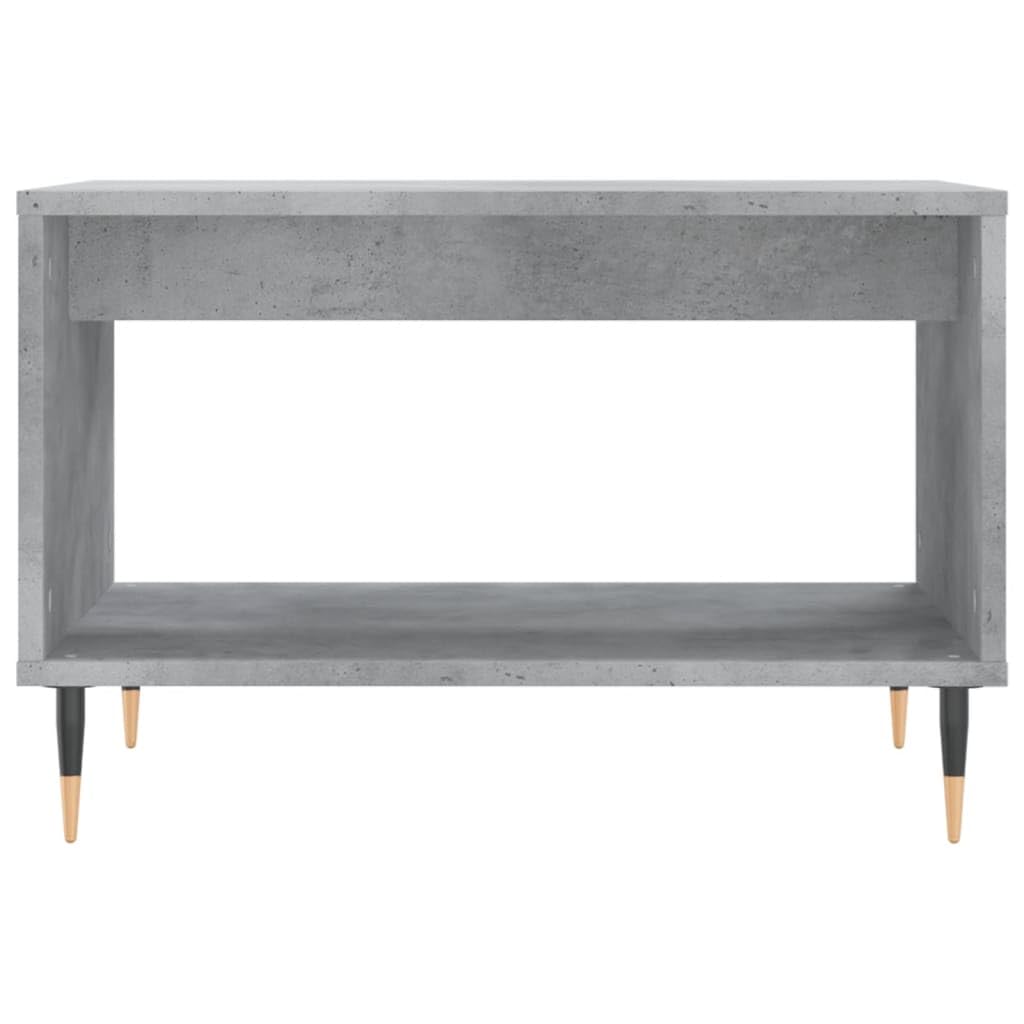 Homgoday Tavolino da caffè grigio cemento 60 x 50 x 40 cm, tavolino in legno ingegnerizzato, tavolino da tè per soggiorno, sala di accoglienza degli ospiti, camera da letto e ufficio 248 mobili