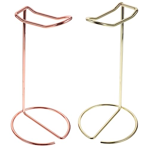 TEHAUX 2Pcs Stylish Headset Holder Durable Desktop Storage for Over Ear Gaming Headphones Elegant Design for Home Office Space Saving Headset Rack