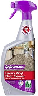 Rejuvenate High Performance Luxury Vinyl Tile Plank Floor Cleaner pH Neutral Formula Doesn't Leave Streaks or Dulling Residue 32oz