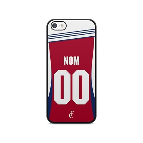 Carcasa para teléfono compatible con iPhone 7/8 / SE 2020 / SE 2022 Camiseta de fútbol de Arsenal Home Personalizable Ronaldo Messi Neymar mbappe Ref 5