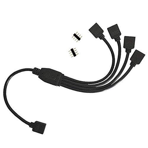 Amazon | waves 4ピン RGB LED用 4分岐ケーブル 30cm ARGB AURA SYNC