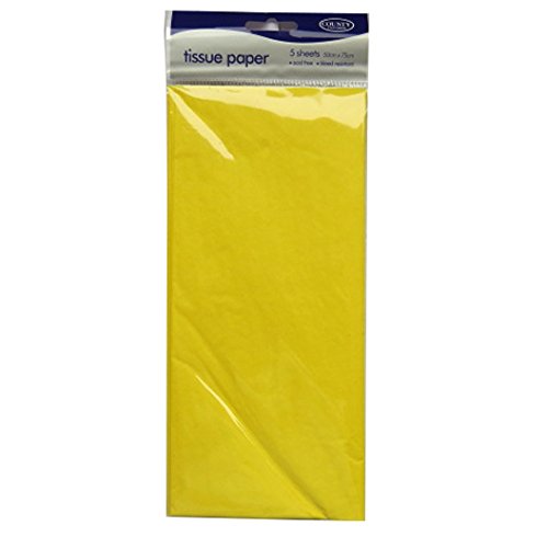 County Stationery Yellow Tissue Paper 5 Sheets