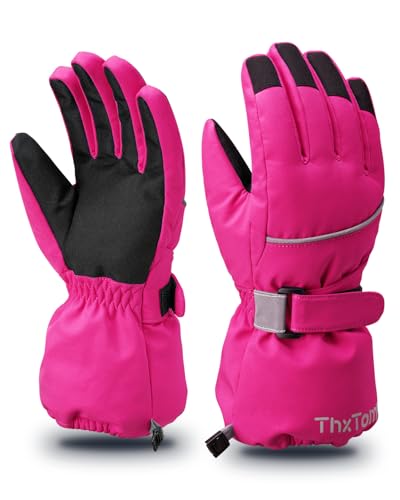 ThxToms Kinder Ski Handschuhe Winter Skihandschuhe -15℃ | Winddicht...