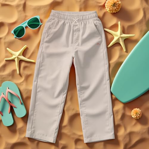 Image of Tommy Bahama Boys Casual Crewneck Short Sleeve T-Shirt & Elastic Waist Pants Set, 2-Piece Back to School Outfit for Kids