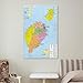 Sao Tome And Principe Map Posters World Map poster Picture Print Wall Art Painting Canvas Artworks Room Aesthetic 20x30inch(50x75cm)