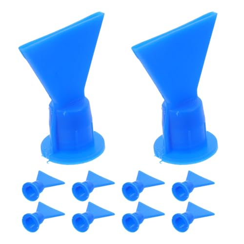 OSOLADY 10pcs Sealant Applicator Nozzles, Flat Mouth Sealant Tip Adapter