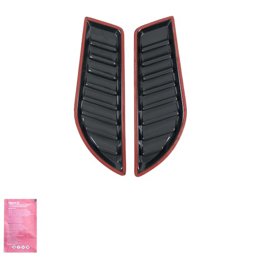 Motorhaube Lüftungsschlitze kompatibel mit allen Pick Up Offroad Universal Fahrzeugen 2 Tlg
