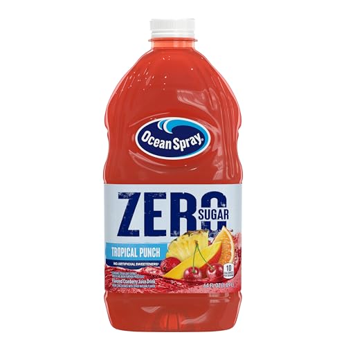 Ocean Spray® ZERO Sugar Tropical Punch Juice Drink, 64 Fl Oz Bottle