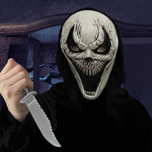 Azhong Toys Lot De Masques Fantômes Effrayants Pour Halloween, Ensemble