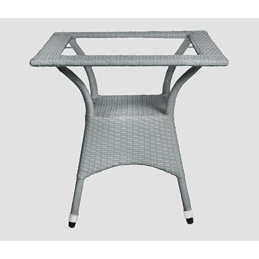 FLOOR DECOR Square Patio Table 24x24 Grey