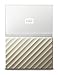 Produktbild WD My Passport Ultra 1TB External Hard Drive - White/Gold (Generalüberholt)