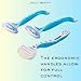 About Beauty 5 Blade Water Activated Disposable Razors, 3 Gentle Beauty Groomers for Hair Removal, Ideal for Shaving and Exfoliating, Japanese Steel Gently Removes Body Hair