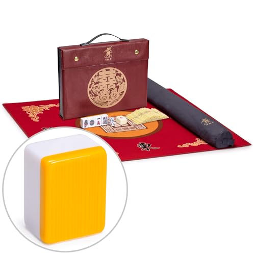 Set Profesional Mahjong Chino Bundle con Cubierta y Palillos miniatura 1