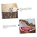 HOMOBABE Apple Wood Hamster Fence Multi-Purpose Small PET Wooden Enclosure Arch Structure for Hamsters and Small Animals