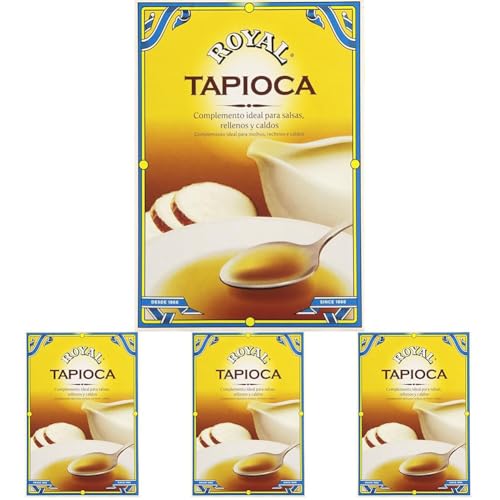 Royal Tapioca, Almidón de Mandioca, Pack 2 x 87,5 g -175 g (Paquete de 4)