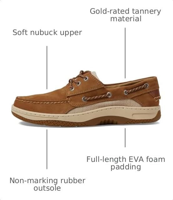 Image of Sperry Men's Billfish 3-Eye Leather Boat Shoe