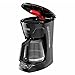 BLACK+DECKER CM1110B Programable 12-Cup Coffee Maker, Easy Pour, Non-Drip Carafe with Removable Filter Basket, Black