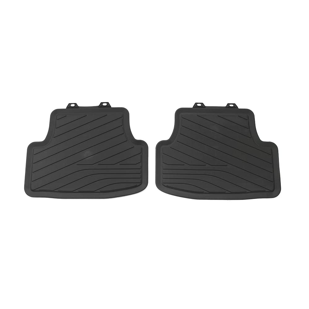 Alfombrillas de goma Golf 8 Variant desde 2021 juego de 2 traseras originales titanschwarz 2