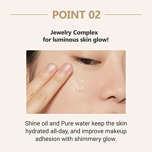 Etude Glow On Base Hydra 30Ml (21Ad) | All-In-One Makeup Hydration Glowing Base With A Long-Lasting Effect And Dewy Finish | Korean Makeup #TOP3