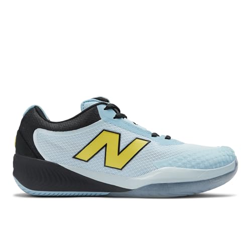 New Balance Women's FuelCell 996 V6 Tennis Shoe, Quarry Blue/Black/Firefly, 8.5 M