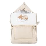 Unser Fußsack Einschlagdecke Decke für Kinderwagen, Babyschale & Maxi Cosi Baumwolle ist Ihr Idealer begleiter im Alltag als auch bei längeren Spaziergängen oder Ausflügen.Er ist zuhause als auch unterwegs vielfach einsetzbar zum Beispiel als Schlafsack zuhause, als Einschlagdecke nach dem Baden oder auch in der Babywippe wenn es mal Kühler wird. Draußen kann er ebenfalls vielfach genutzt werden im Kinderwagen, in der Babyschale (Maxi Cosi) als auch als Krabbeldecke