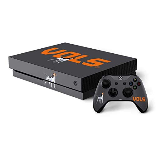 Skinit Decal Gaming Skin Compatible with Xbox One X Console and Controller Bundle - Officially Licensed College Tennessee Vols Design