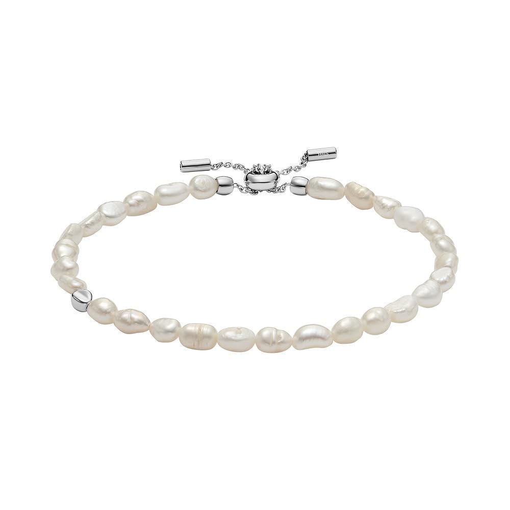 Skagen Vrouwen Roestvrij staal en semi edel met manchet Bangle armband