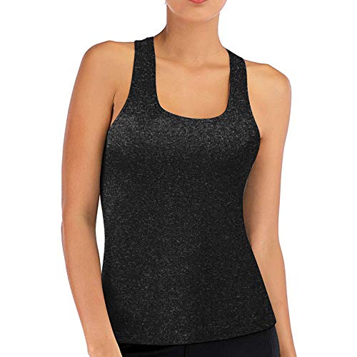 Femmes Débardeurs de Sport sans Manches en Vrac Fitness Yoga Tank Tops, Yoga Gym Tank Top de Sport pour Femme, T-Shirt sans Manches, Débardeur Dos Nageur pour l'Entraînement, Gym BXYY Cover