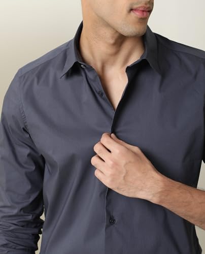 Image of Rare Rabbit Regular fit Plain Shirt